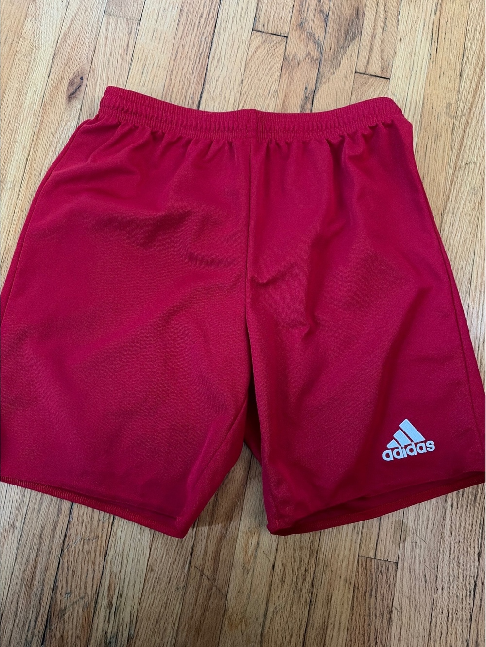 ADIDAS red soccer shorts